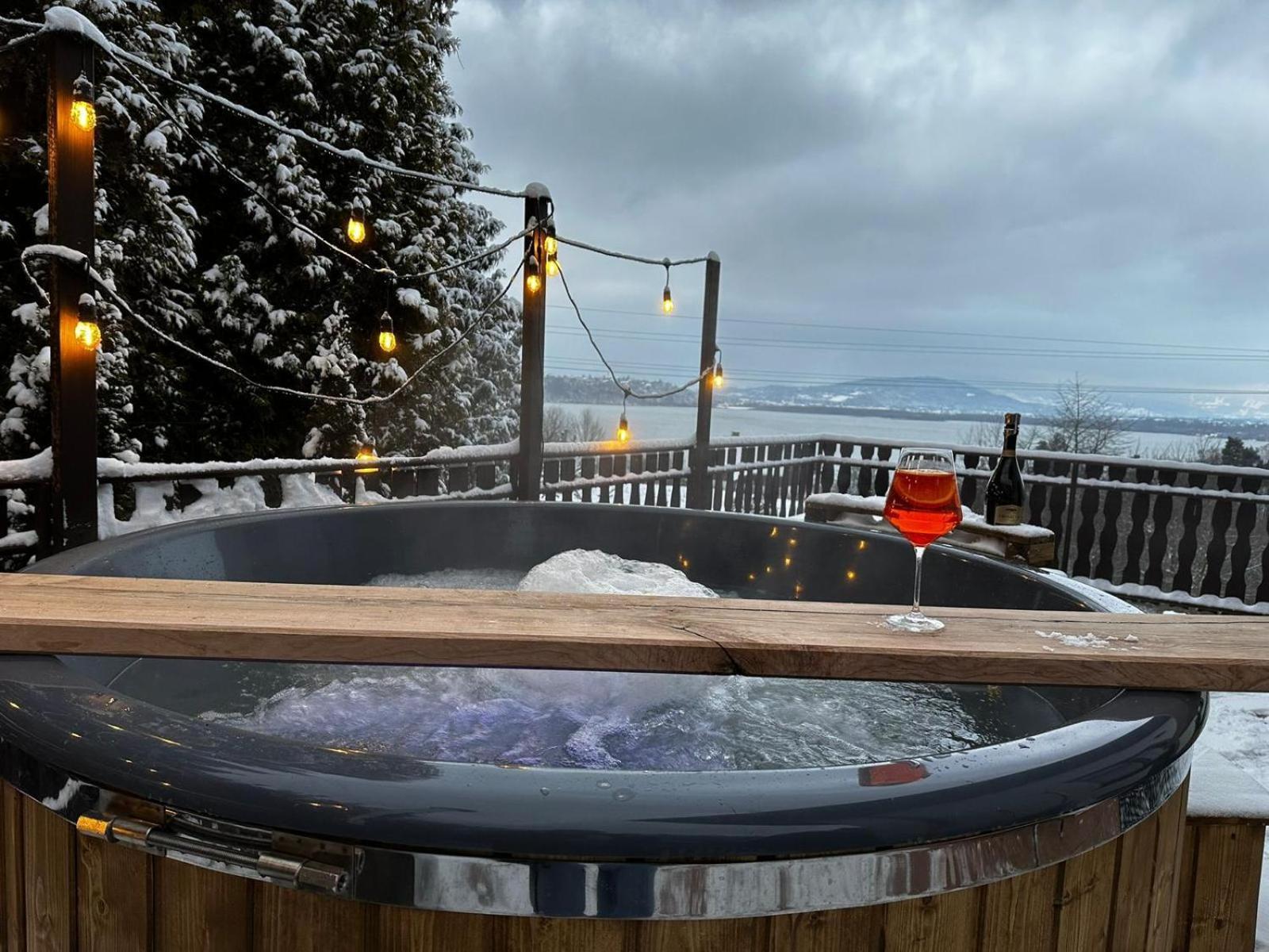 Villa Beskidzka 100 - Sauna & Balia Z Jacuzzi Widok Na Gory I Jezioro Zywieckie Zarzecze  Exterior foto