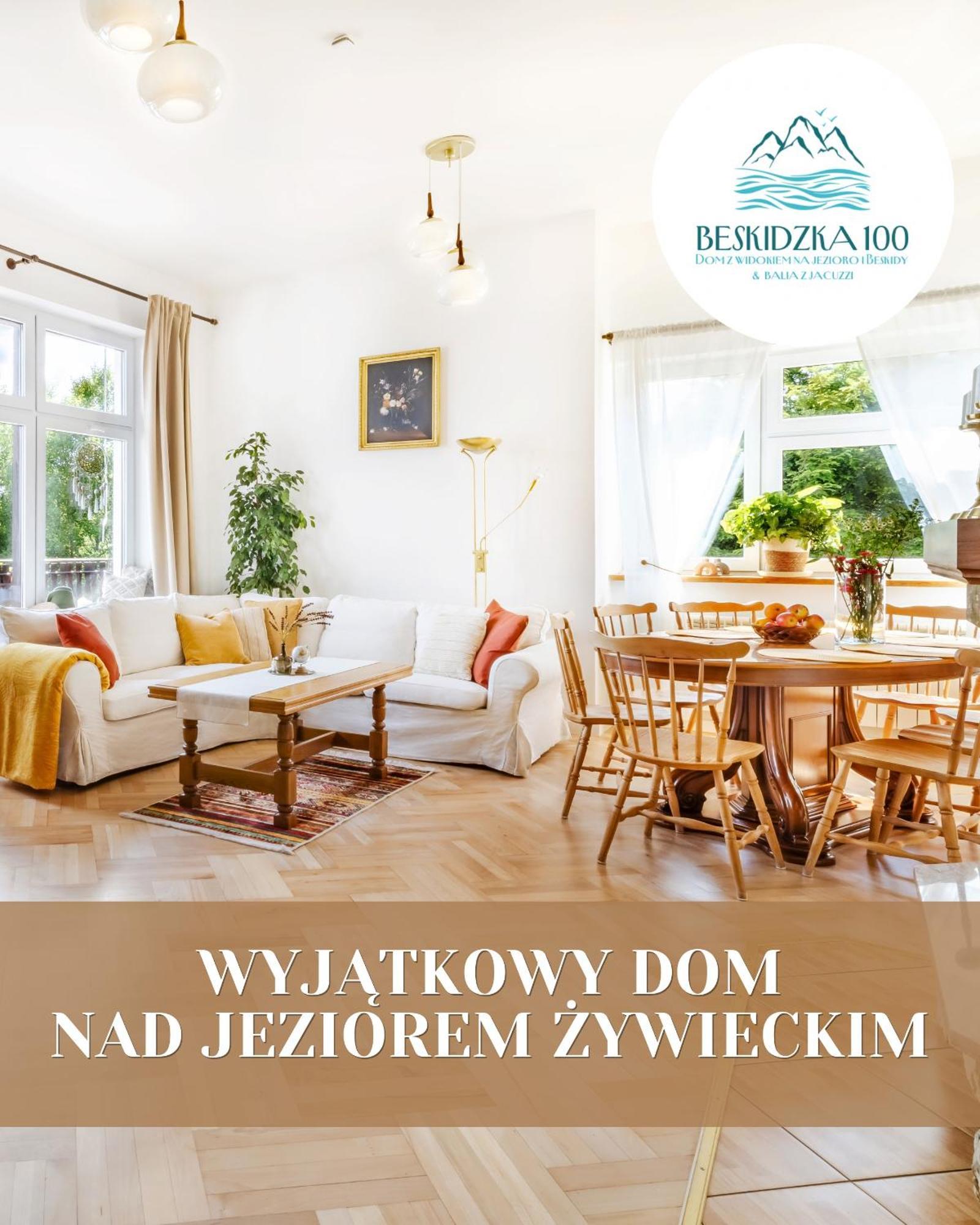 Villa Beskidzka 100 - Sauna & Balia Z Jacuzzi Widok Na Gory I Jezioro Zywieckie Zarzecze  Exterior foto